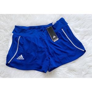 Adidas Women’s ClimaCool Shorts Blue Size M NWT